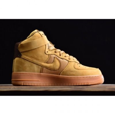 Nike Erkek Air Force 1 High Premium Kahverengi Kaykay Ayakkabı Türkiye - RIJ5ND9O